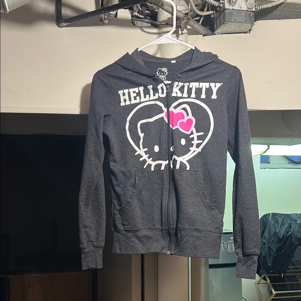 Hello Kitty Gray and Pink Sweatshirt